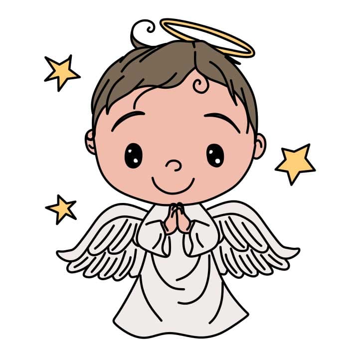 How-to-Draw-Angel-Step-9