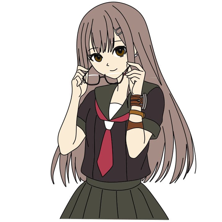 How-to-Draw-Anime-Girl-Step-10