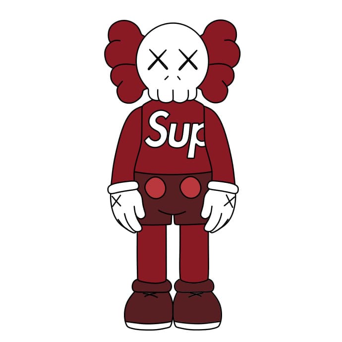 menggambar Kaws