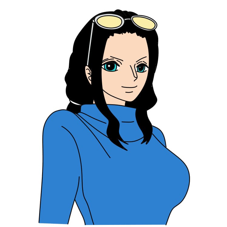 How-to-Draw-Nico-Robin-Step-8-3