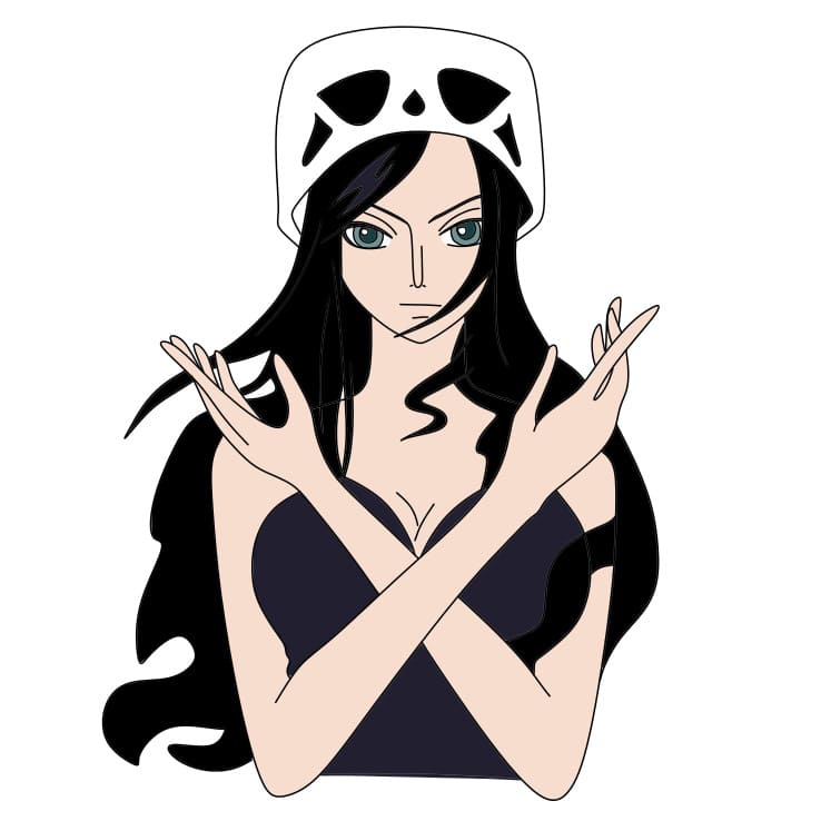 menggambar Nico Robin