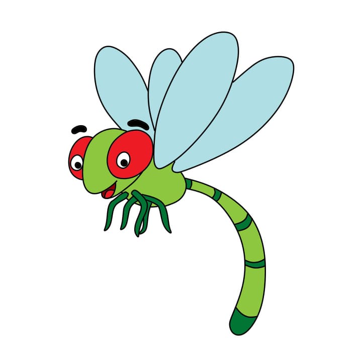How-to-draw-a-dragonfly-Step-8-3