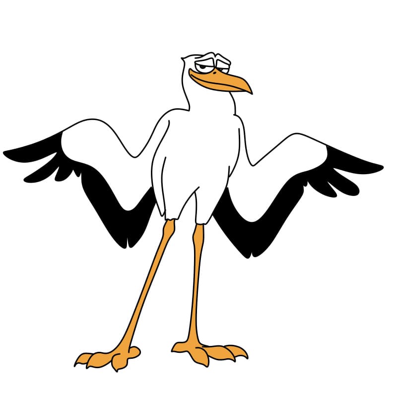 How-to-draw-a-stork-Step-7-5