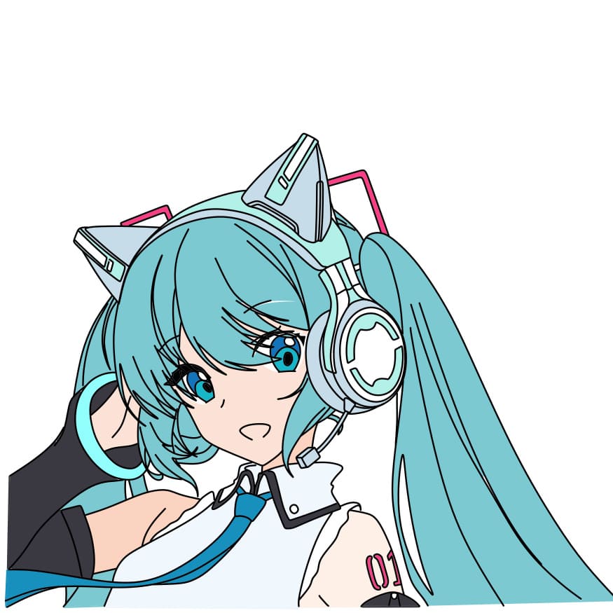 How-to-Draw-Hatsune-Miku-Step-10