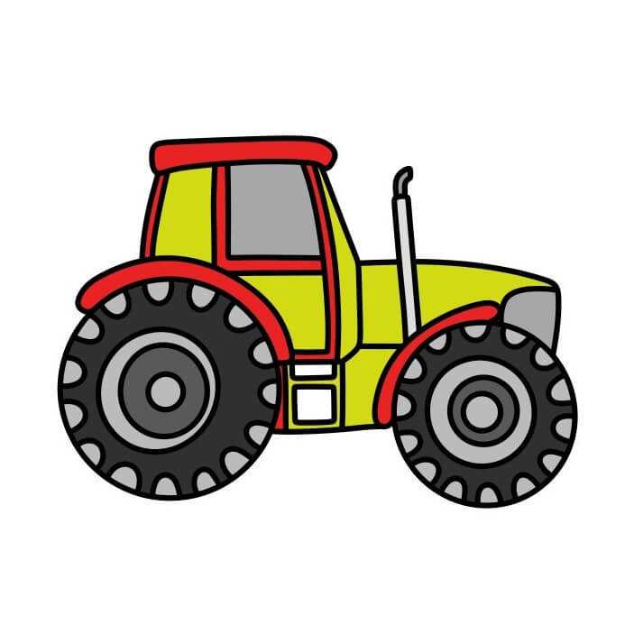 menggambar Tractor
