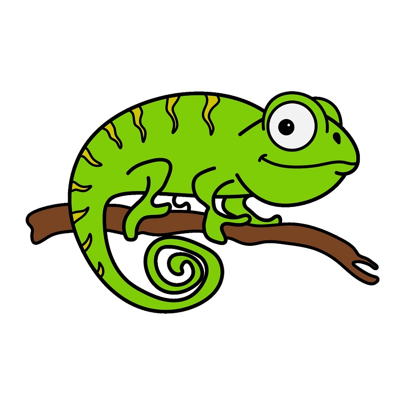 menggambar Bunglon