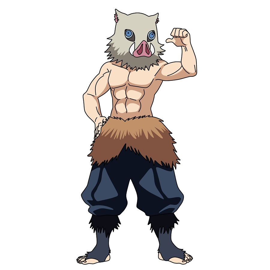 menggambar Inosuke Hashibira