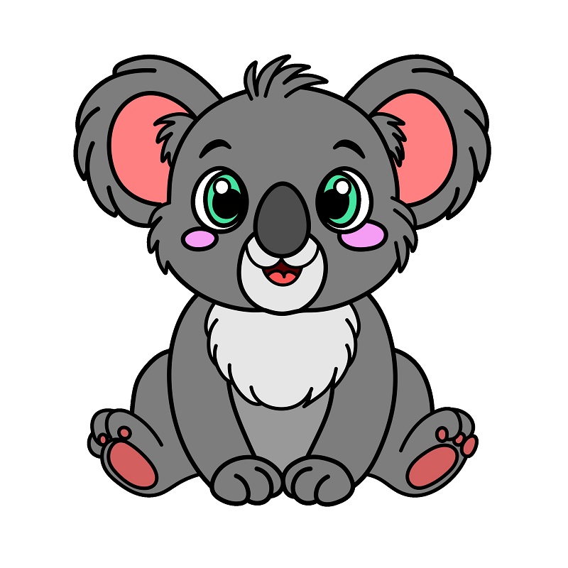 menggambar Koala 