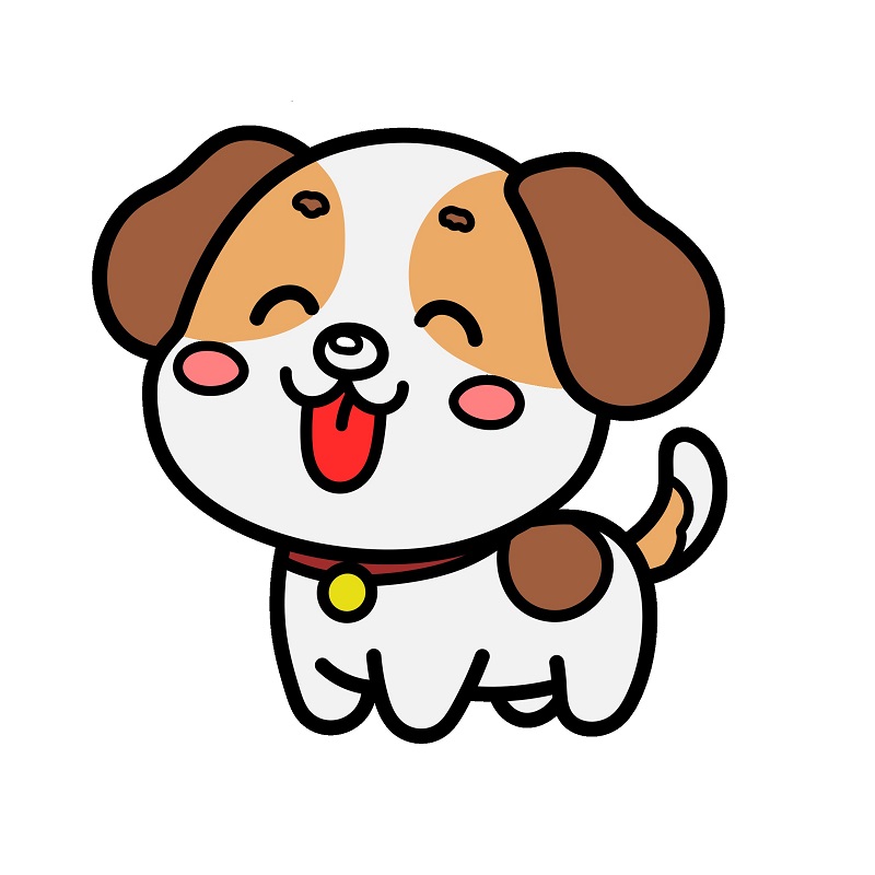 menggambar Anak anjing